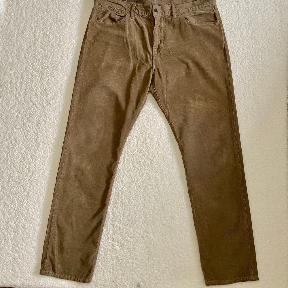 SAVE KHAKI UNITED SKU men’s POCKET CORD JEAN brown corduroy sz 38 fits 40 - Picture 5 of 9